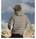 S45 Two Tone Double Stitched Lightweight Down Jacket
