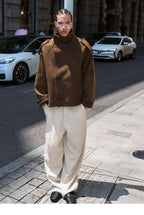 STEEPC Pure Wool Mid Length Coat
