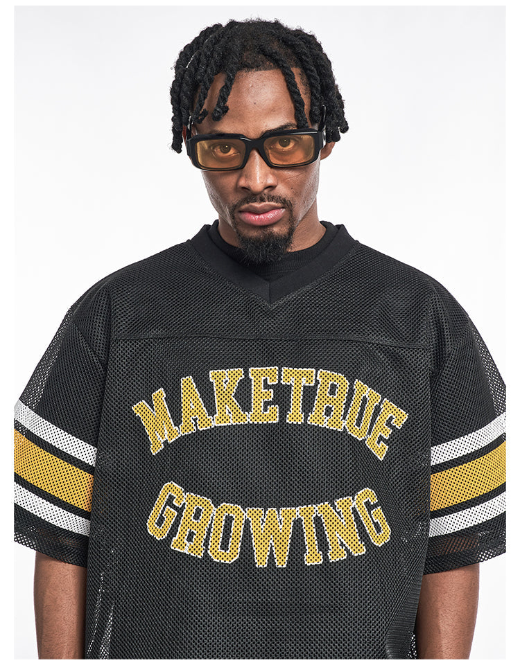 F3F Select Letter Printed Mesh Hockey Jersey