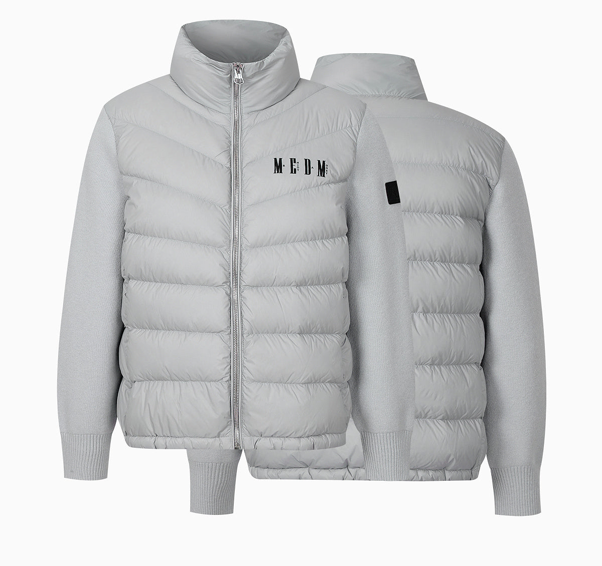 MEDM Shoulder Patchwork Lightweight Down Jacket