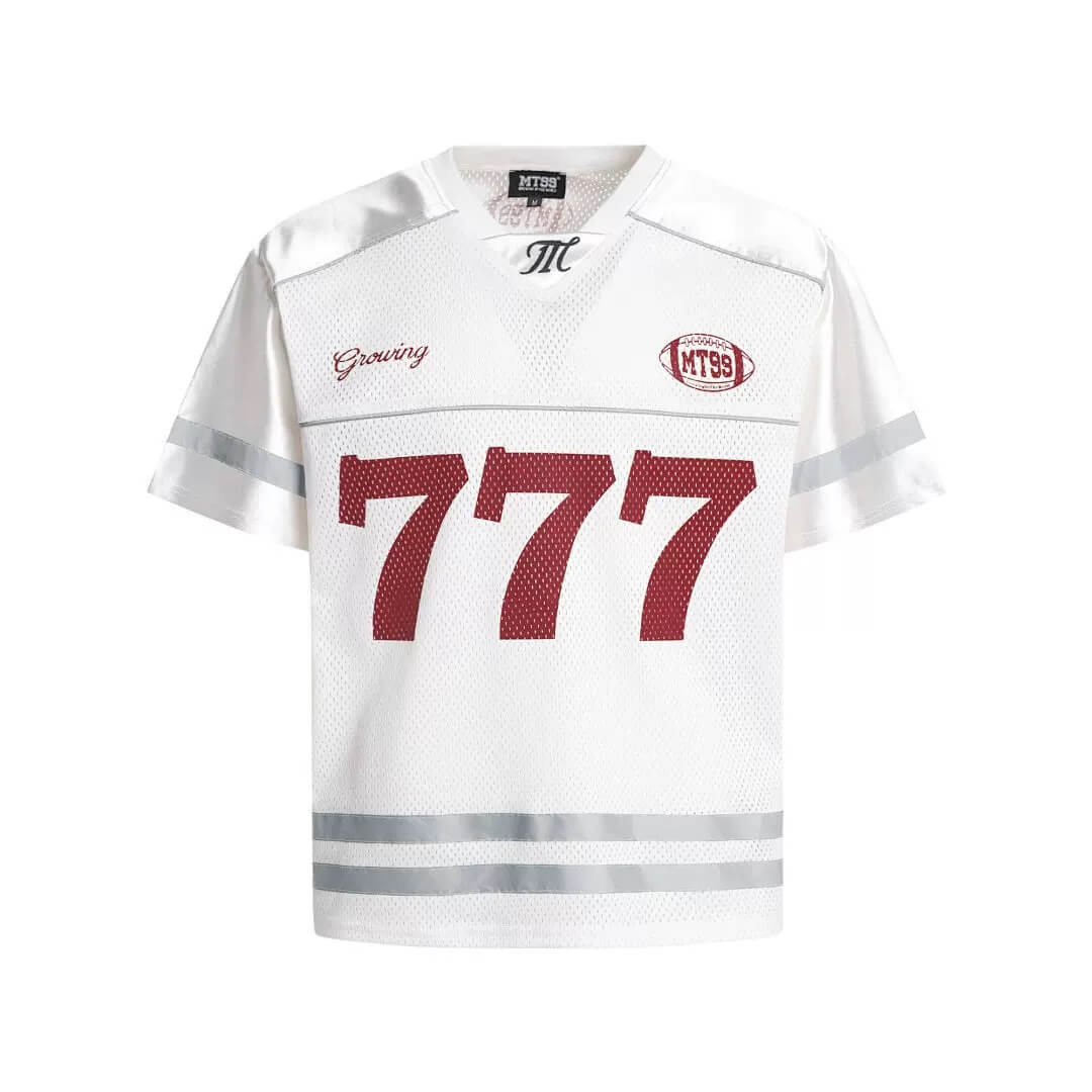 F3F Select 777 Numbering Reflective Stripe Mesh Short Sleeve Hockey Jersey