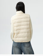 MEDM Shoulder Patchwork Lightweight Down Jacket