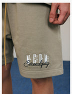 MEDM 3D Embroidered Sweat Shorts
