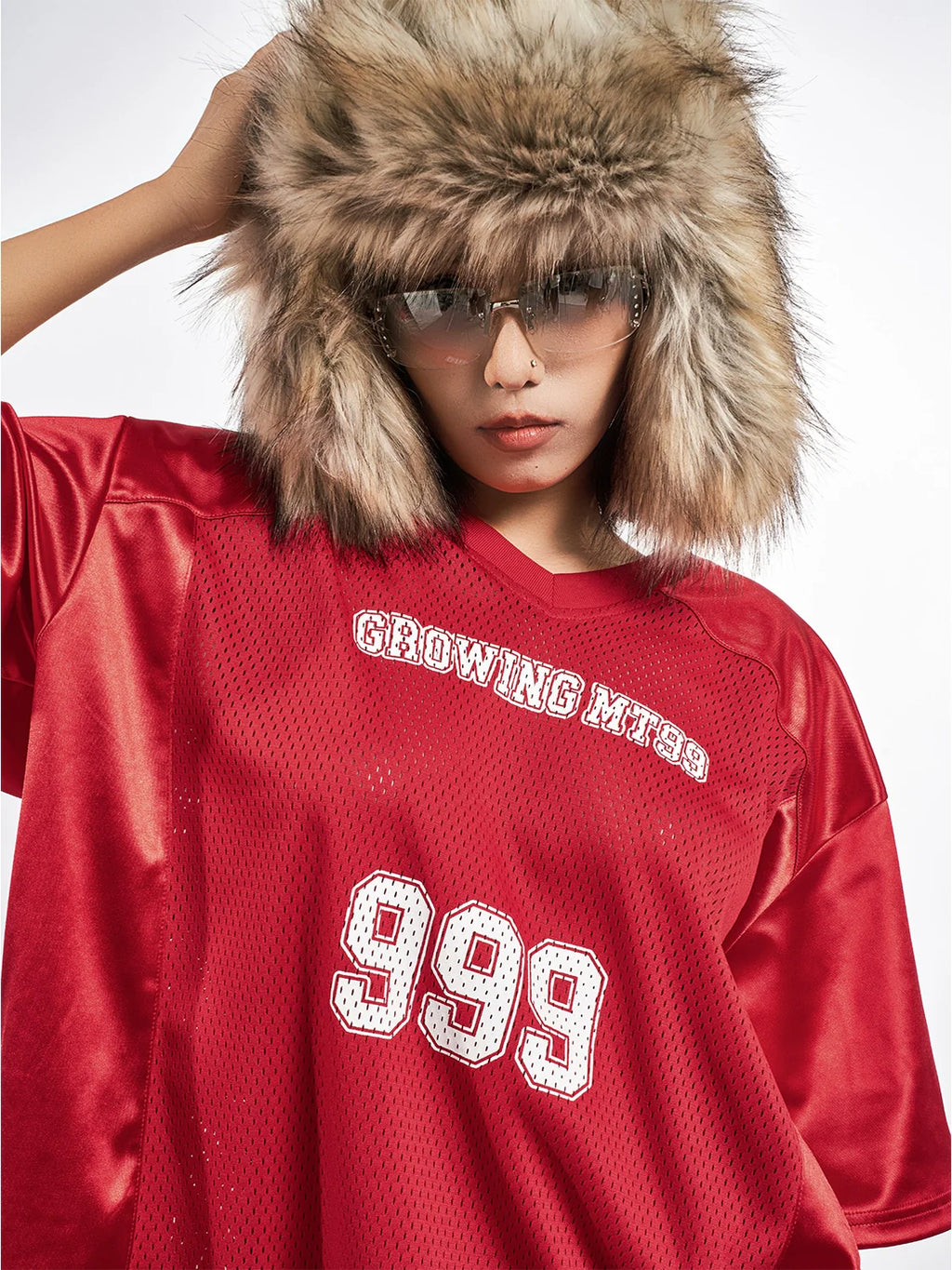 F3F Select 999 Number Print Mesh Hockey Jersey