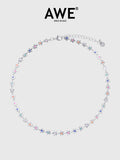 AWE Rainbow Small Daisy Chain Necklace