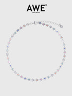 AWE Rainbow Small Daisy Chain Necklace