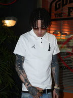 TGFCLUB Statue of Liberty Embroidery Slim Fit Polo
