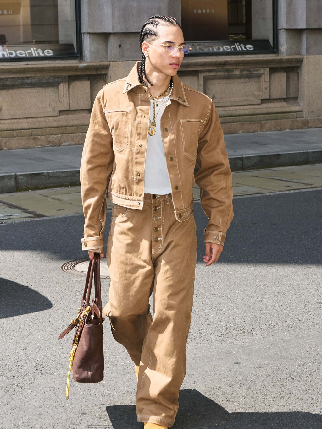 STEEPC Washed Canvas Work Jacket