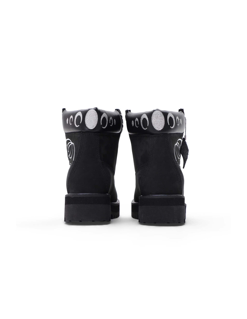 KARMANISTIC Nubuck Leather Embroidered Work Boots