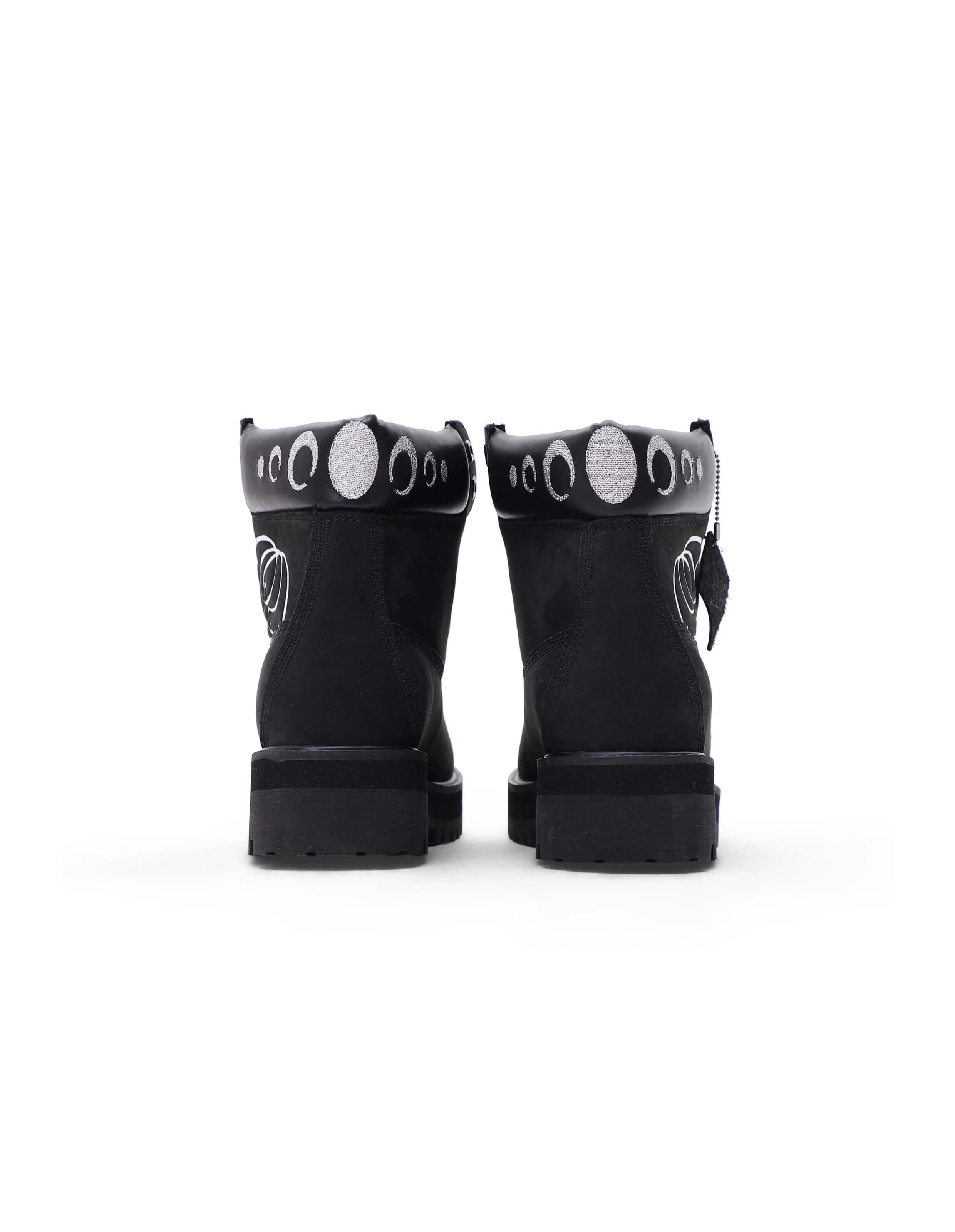 KARMANISTIC Nubuck Leather Embroidered Work Boots