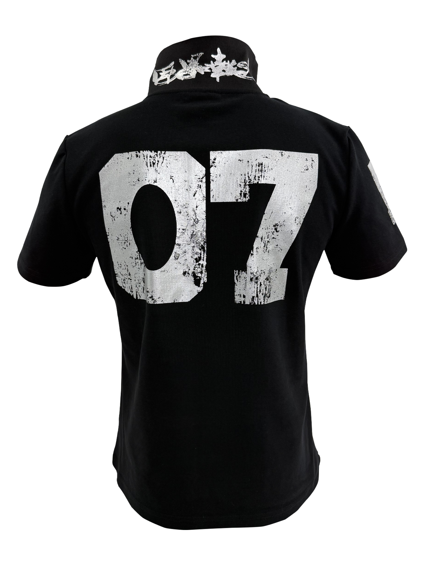 KARMANISTIC Embroidered and Printed Short Polo Shirt