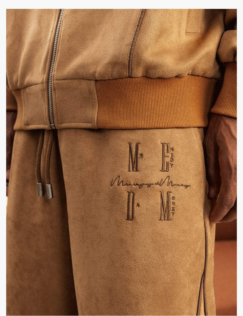 MEDM Suede Track Pants