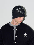 LIBERAFIT Star Ring Jacquard Beanie