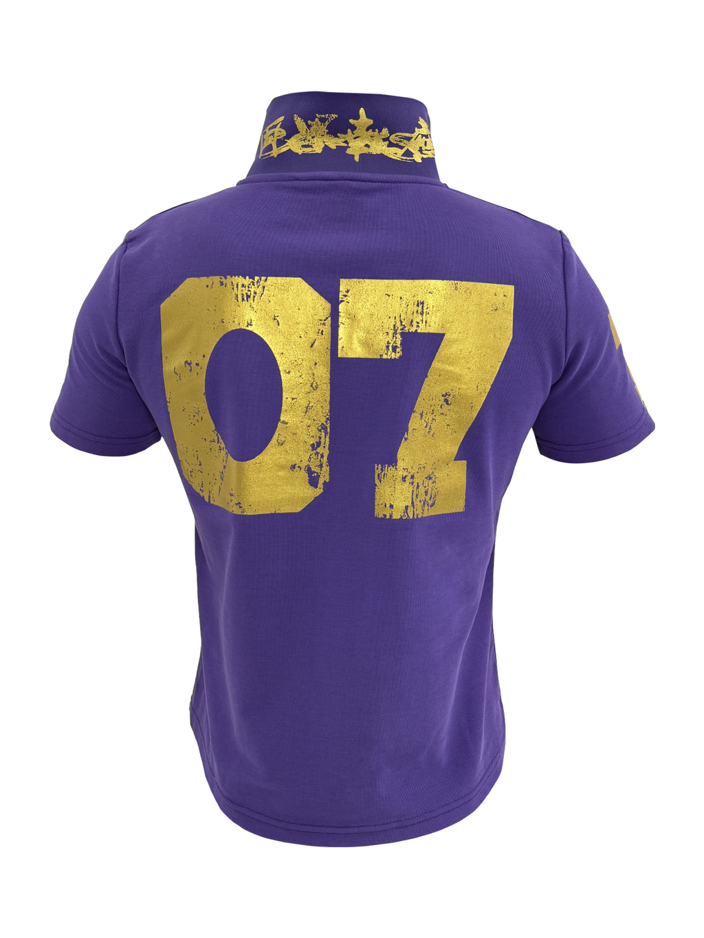 KARMANISTIC Embroidered and Printed Short Polo Shirt