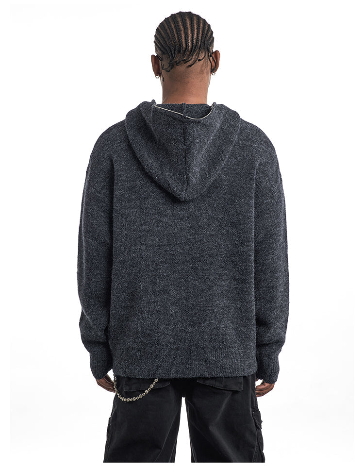 F3F Select Zip Up Knit Hoodie