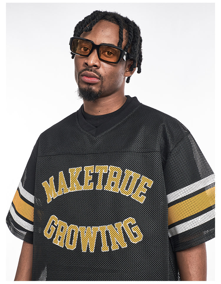 F3F Select Letter Printed Mesh Hockey Jersey