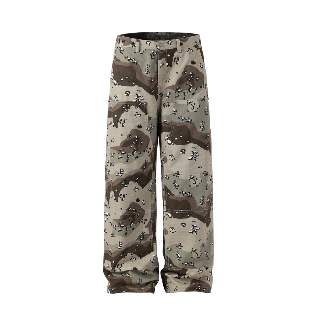 NOVACAM Desert Camouflage Double Knee Work Pants