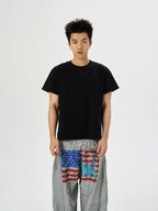 KARMANISTIC Standard Logo Embroidery Boxy Fit Tee