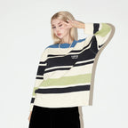EMPTY REFERENCE Stripes Multi Color Knit Sweater