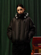 YADcrew Detachable Pearl Hood Down Jacket