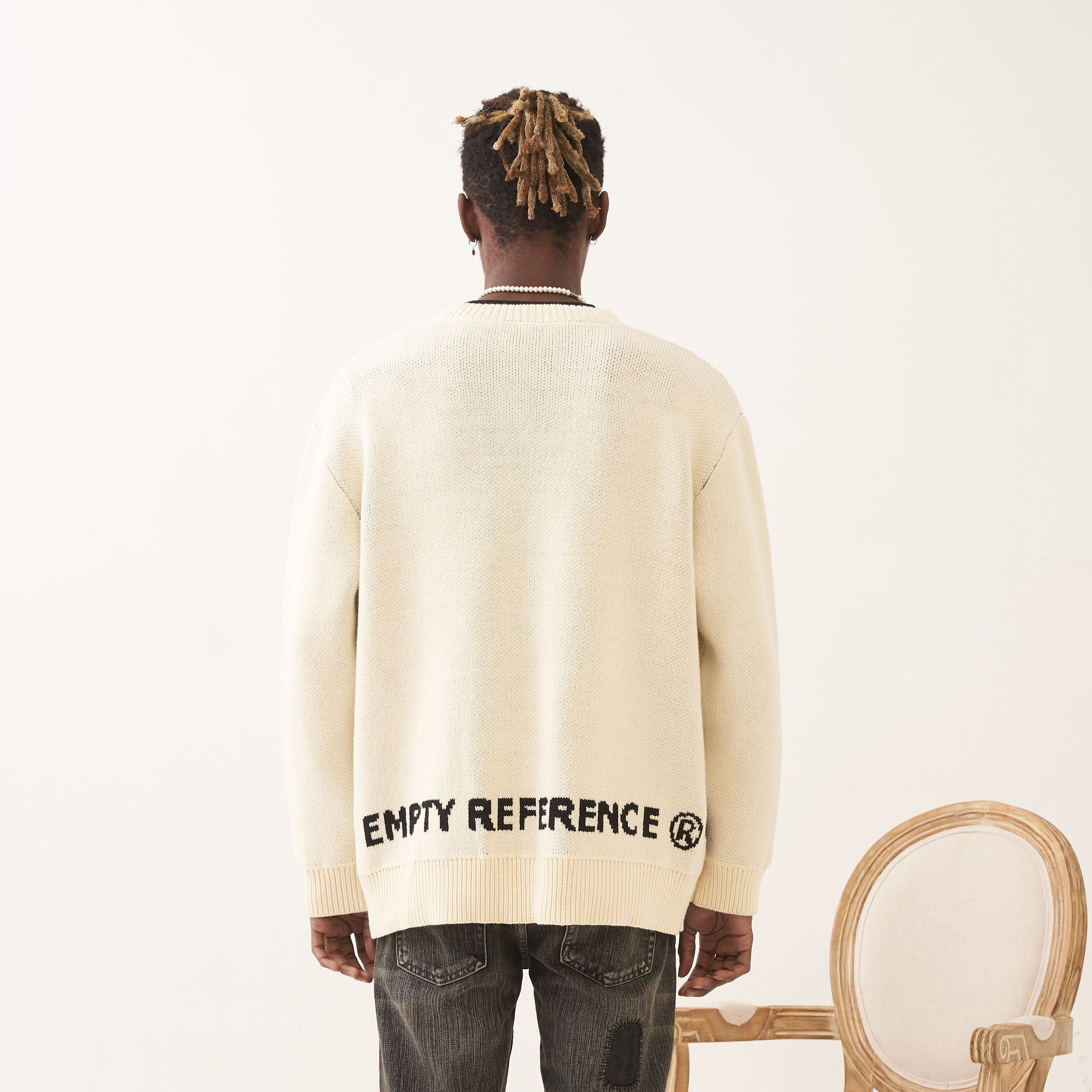 EMPTY REFERENCE Rabbit Knit Sweater
