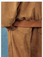 MEDM Suede Track Pants
