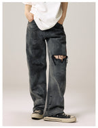 Remedy Kiss Mark Distressed Hole Work Painter Pants