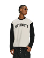 ANTIDOTE Color Stone Studded Long Sleeve Tee