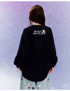 MEDM Flower Star Logo Embroidered Long Sleeve Tee