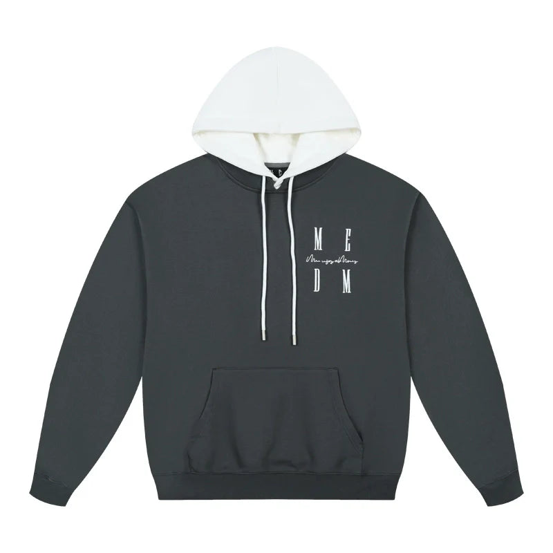 MEDM Layered Look Color Block Hoodie