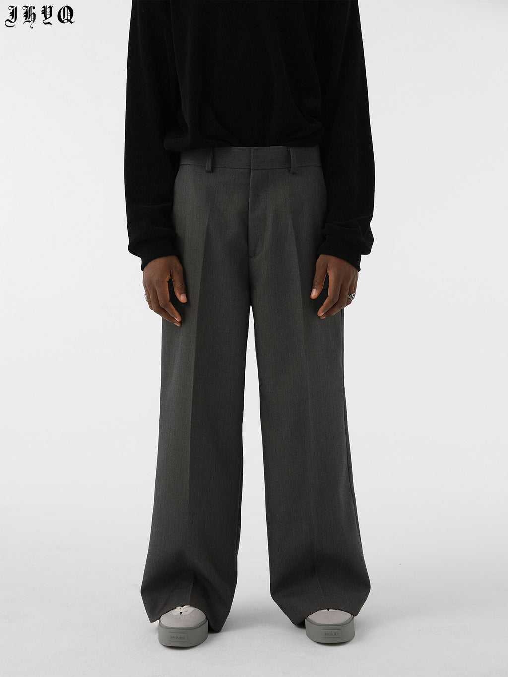 JHYQ Wide Legged Embroidered Western Pants