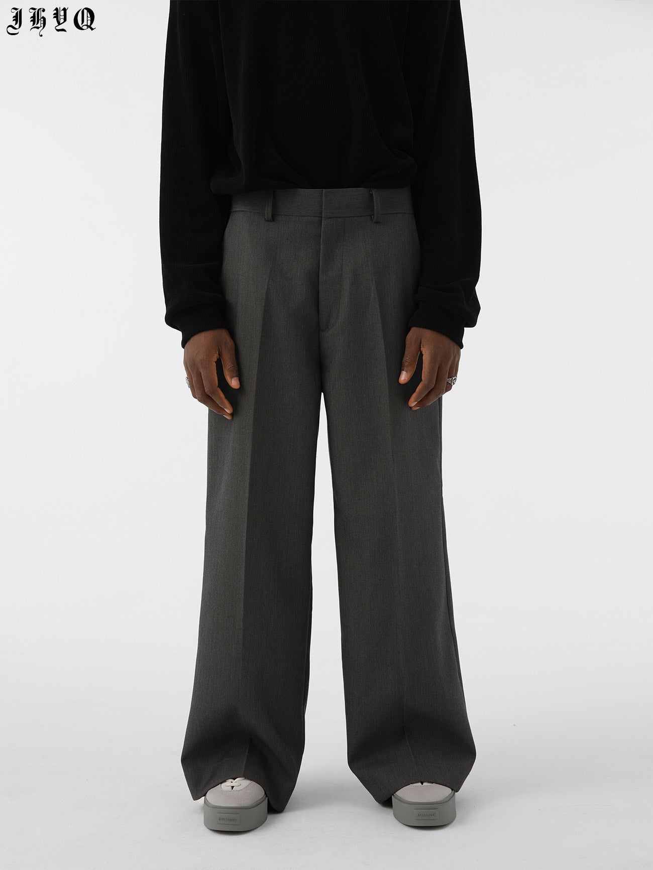 JHYQ Wide Legged Embroidered Western Pants