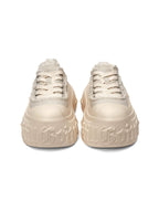 1807 INF-008 Gothic Lace Up Canvas Chunky Half Sneakers