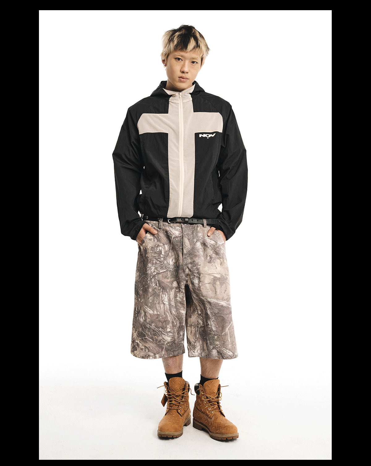 NOVACAM Tree Camouflage Work Baggy Shorts