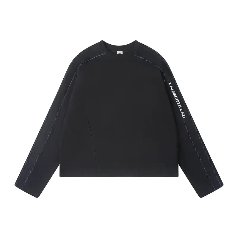 Labt Reflective Print Structure Long Sleeve Tee