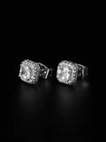 Small Town Kid Cubic Zirconia Cube Stud Earrings