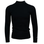 TGFCLUB Embroidered Half Turtleneck Slim Fit Knit Sweater