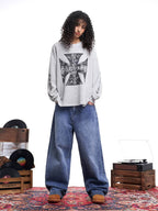 F3F Select Classic Wash Baggy Jeans