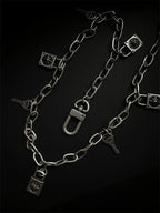 Remedy Key Lock Metal Wallet Chain