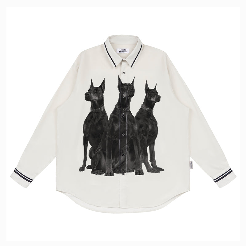 EMPTY REFERENCE Doberman Long Sleeve Shirt