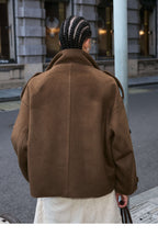 STEEPC Pure Wool Mid Length Coat