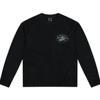 MEDM Angel Print Waffle Long Sleeve Tee