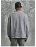 F3F Select Deconstructed Long Sleeve Polo sweatshirt