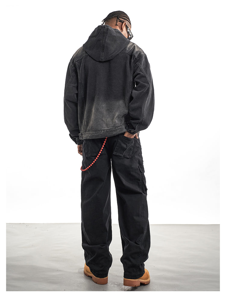 F3F Select Washed Denim Hoodie