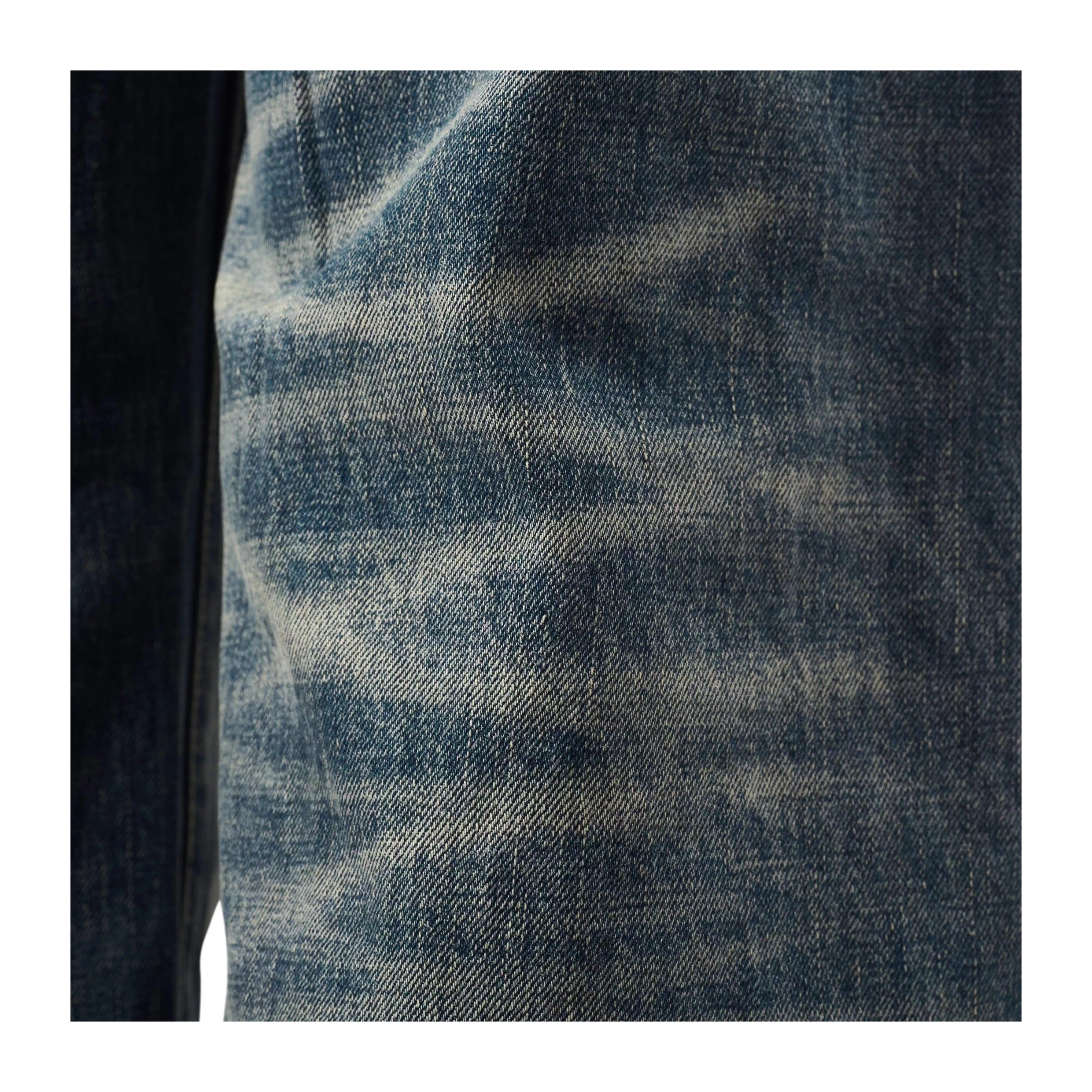 KARMANISTIC Riveted Washed Baggy Jeans