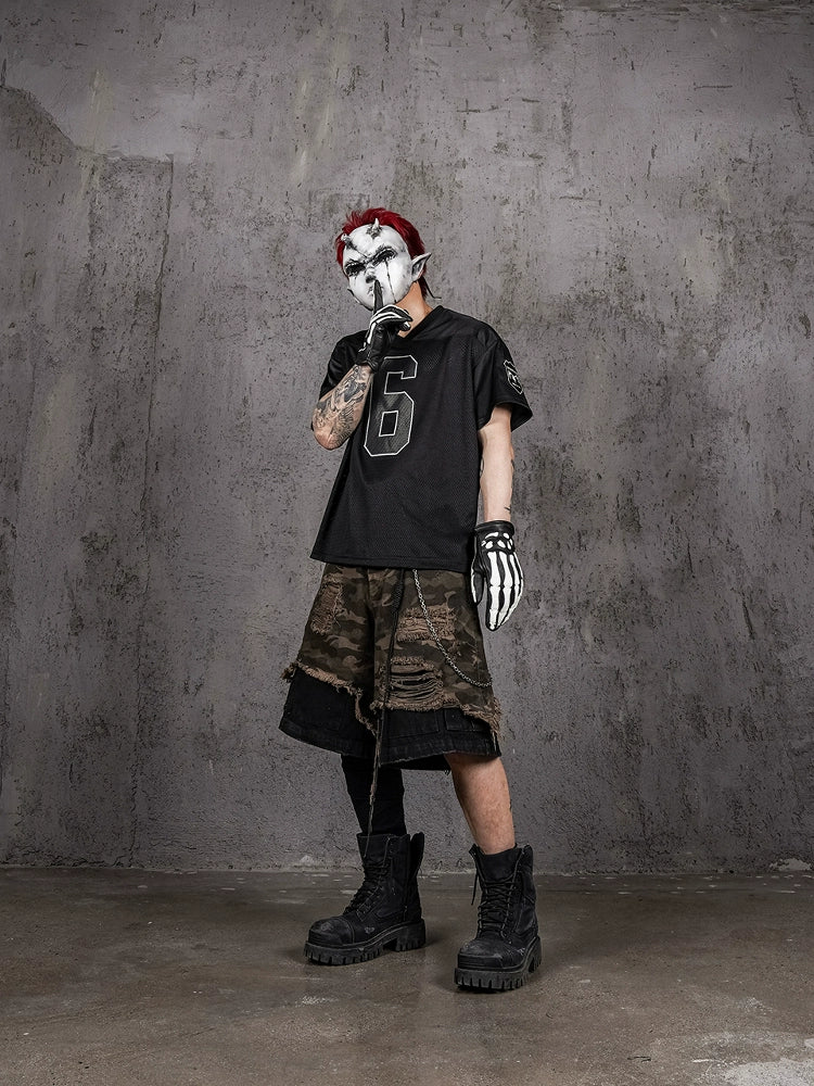 UNDERWATER Demon Emblem Mesh Hockey Jersey