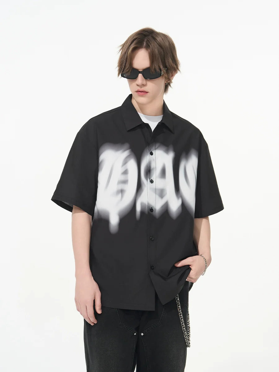 Harsh and Cruel Phantom Gothic Cuban Shirt