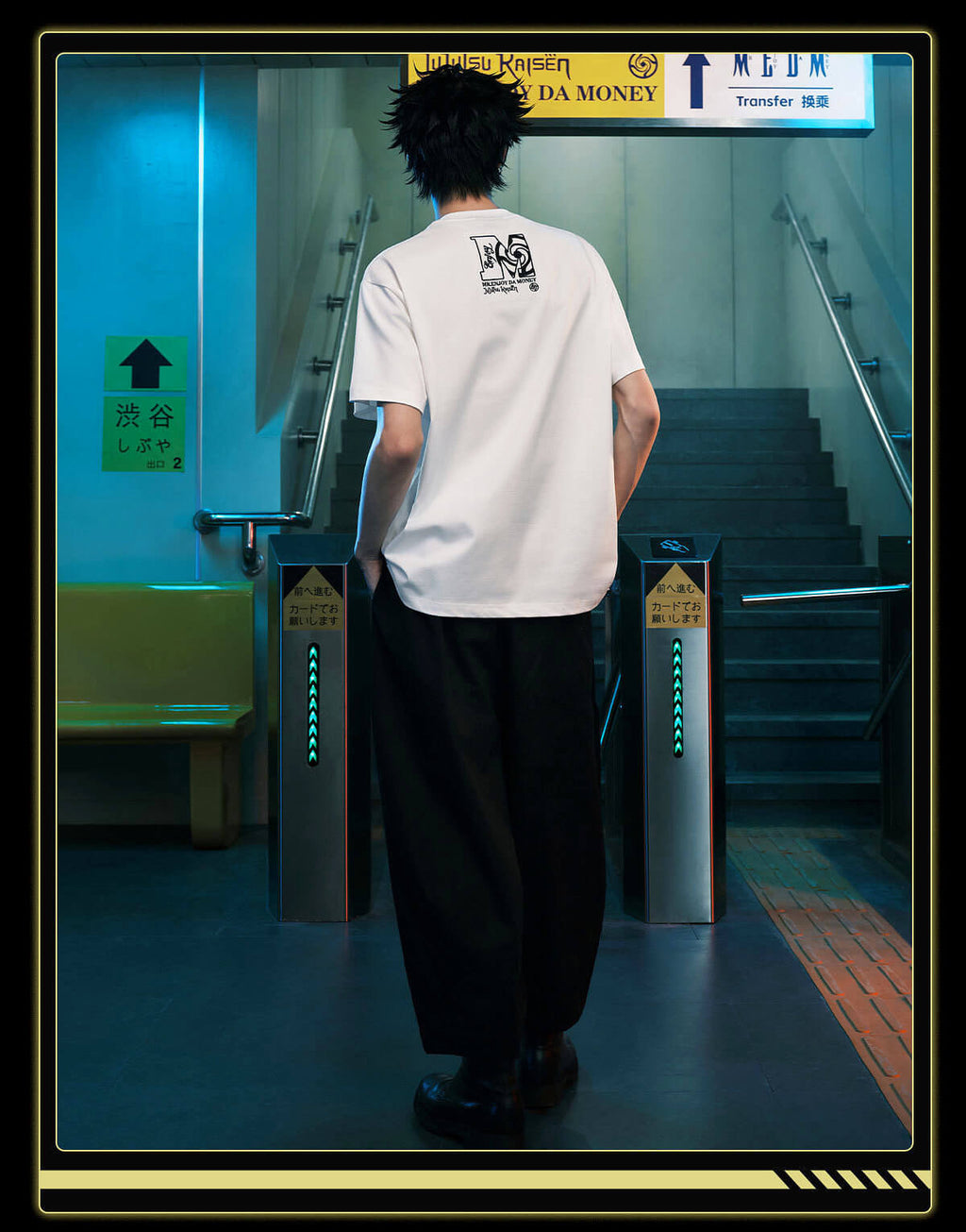 MEDM × Jujutsu Kaisen Character Icon Velcro Tee
