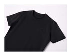 KARMANISTIC Quick Dry Stretch Fit Logo Embroidered Workout Tee