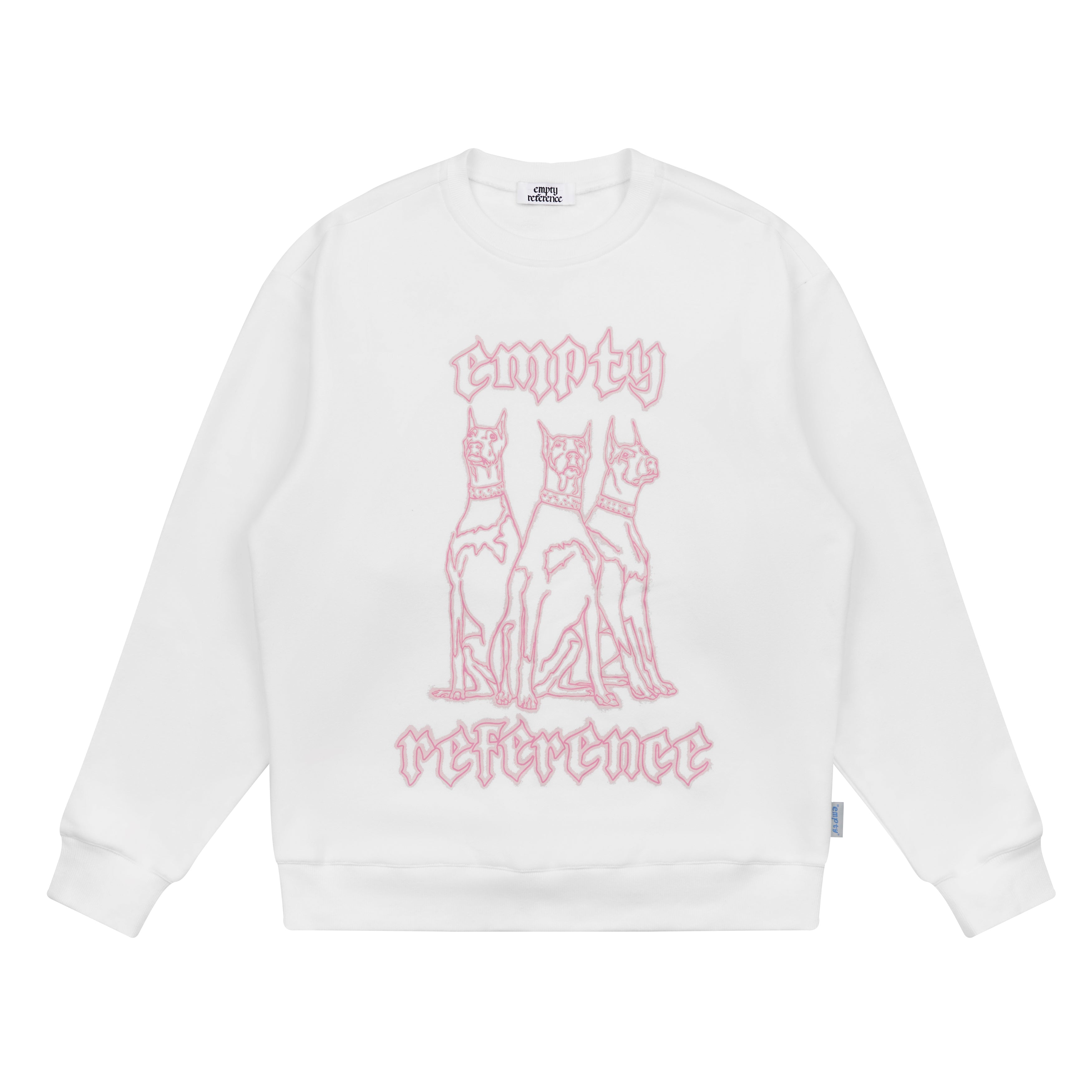 EMPTY REFERENCE Neon Doberman Dog Print Sweatshirts